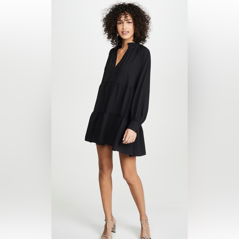 Amanda Uprichard saffron dress in black, size medium